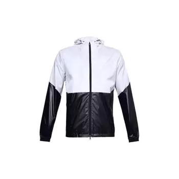 Under Armour Recover Legacy Colorblock Толстовка с капюшоном на молнии с длинными рукавами Мужские топы Черный 1353370-100 XXL