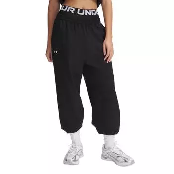 Under Armour Rival Comfortable Stylish Versatile Knitted Sports Pants Women bottoms Black 6005512-001 M