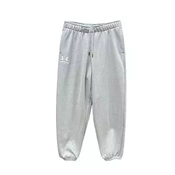 Under Armour Rival Comfortable Warm Casual Lace-Up Knitted Sports Pants Women pants Gray 1387222-011 XS