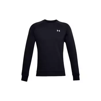 Under Armour Rival Cotton Crewneck Sweatshirt Men Tops Black 1357104-001 M