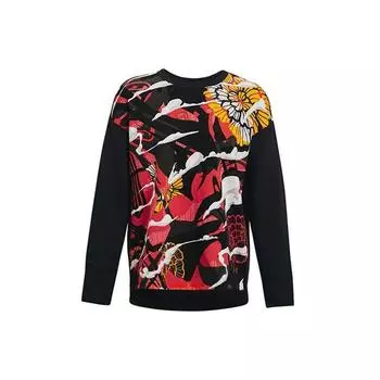 Under Armour Rival Fleece Cny Crew Повседневный спортивный пуловер для женщин Черный 1362620-001 L
