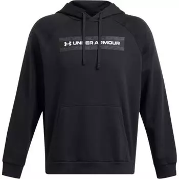 Under Armour Rival Fleece Hoodie Men Hoodies Black 1386595-001 L