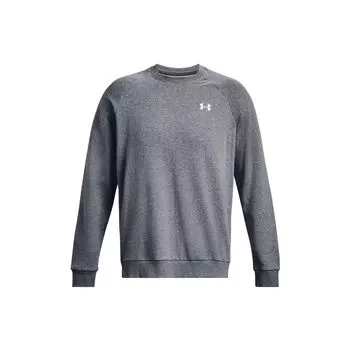 Under Armour Rival Fleece Solid Logo Pullover Sweatshirt Men Sweatshirt Gray 1382295-012 XL