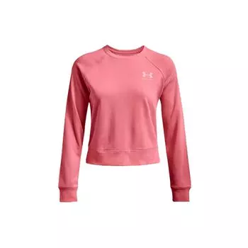 Under Armour Rival Terry Crew Толстовка Женская Толстовка Розовая 1369461-655 S