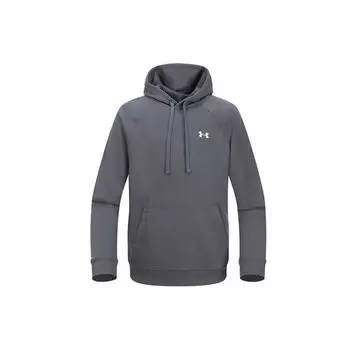 Under Armour Rival Terry флисовая толстовка с капюшоном мужская толстовка серая 1357105-012 M