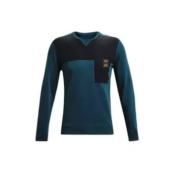 Under Armour Rival Training Color Block Crew Sweatshirt Men Sweatshirt Blue 1366405-413 M