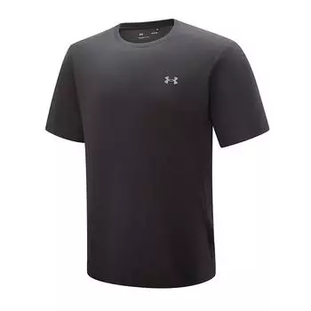 Under Armour Road Trip Series Sun Protection Sports Round Neck Short Sleeve T-Shirt Men Tops Dark-Black 14315261-0033 S
