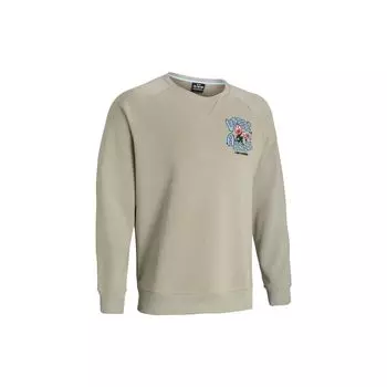 Under Armour Rose Letter Print Хлопковая тренировочная толстовка с круглым вырезом для мужчин, коричневая 1379689-289 L