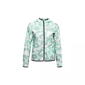 Under Armour Run Anywhere Storm Hooded Jacket Женская верхняя одежда Зеленый 1356225-403 S