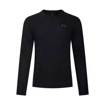 Under Armour Rush Бесшовная Мужская Тренировочная Серия Удобная Прохладная Дышащая Футболка с Длинным Рукавом Мужские топы Черный 1379282-001 M