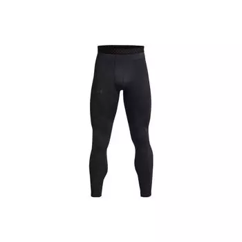 Under Armour Rush Coldgear бесшовные однотонные леггинсы с высокой талией, обтягивающие спортивные леггинсы для мужчин, черные 1379284-001 M