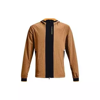 Under Armour Rush Legacy Colorblock Training Zip Jacket Мужские топы Коричневый 1366186-277 M