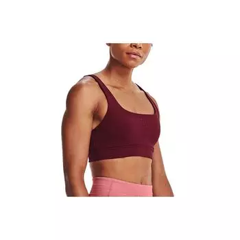 Under Armour Rush Logo Training Спортивное нижнее белье средней интенсивности Нижнее белье унисекс Красное 1361028-626 L