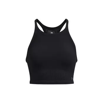 Under Armour Rush Series однотонное облегающее спортивное нижнее белье женское нижнее белье черное 1377597-001 XL