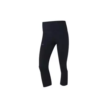 Under Armour Rush Vent Капри Pkt Спортивные повседневные однотонные узкие укороченные брюки для фитнеса Женские брюки Черные 1365357-001 S