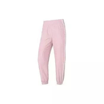 Under Armour Rush Woven Letter Print эластичные зауженные трикотажные спортивные брюки со средней талией женские брюки розовые 1369846-673 M