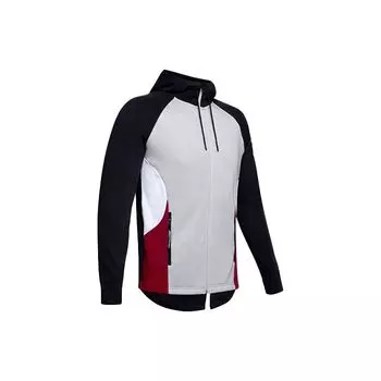 Under Armour Sc30 Warm Up Мужская куртка с капюшоном на молнии во всю длину Halo-Gray 1351317-014 L