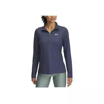 Under Armour Серия Tech Track Удобная приталенная футболка с длинным рукавом Женские топы Штормовой серый 1389857-044 S