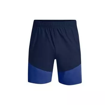Under Armour Серия Woven легкие эластичные тканые тренировочные шорты с цветными блоками мужские шорты темно-синие 1366167-408 XXL