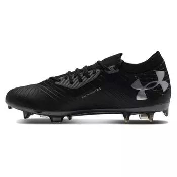 Under Armour Shadow Elite 2 FG Black Halo Серые мужские кроссовки Castlerock 3027239-001 41