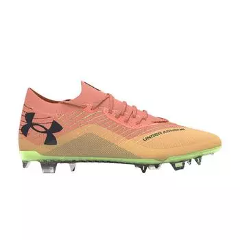 Кроссовки мужские Under Armour Shadow Elite 2 FG Flare Orange Morph Green, черные 3027239-800 40
