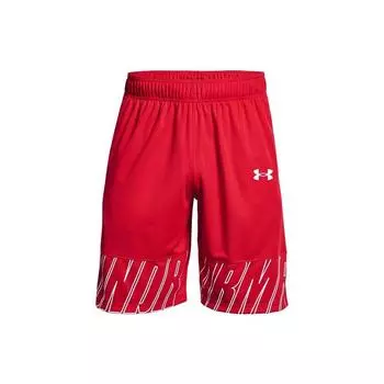 Under Armour Шорты баскетбольные свободные с принтом логотипа Baseline Speed, красные, 1361905-600 L