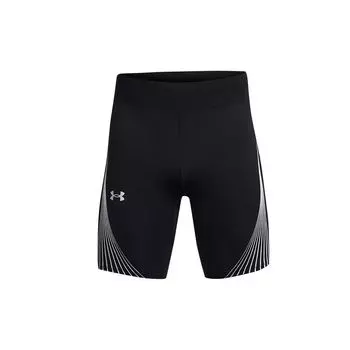Under Armour Шорты для тренировок Rush Qualifier Color Blocked Slim Fit Mid Rise, мужские, черные 1379290-002 XL