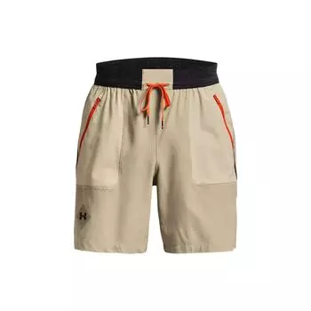 Under Armour Шорты спортивные, прямые, цвет блока, мужские, лаймово-белые 1370411-279 M