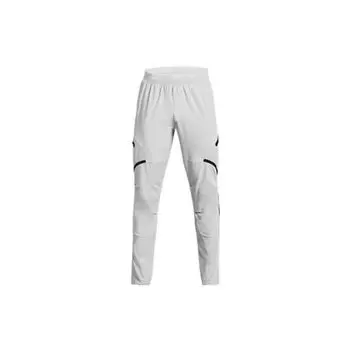 Under Armour Slim Fit, прямые брюки, регулируемые внутренние спортивные штаны на шнурке, мужские штаны, серые 1352026-014 XS