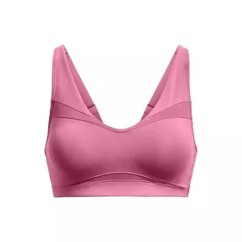 Under Armour SmartForm Color Block дышащий спортивный бюстгальтер средней интенсивности женское нижнее белье Rhythm-Pink 1373826-669 M
