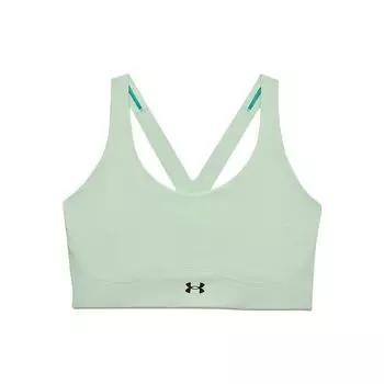Under Armour SmartForm Rush Спортивный бюстгальтер средней интенсивности для тренировок Женское нижнее белье Вода-Пена-Зеленый 1370838-335 XS