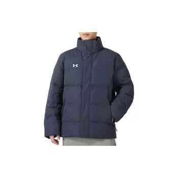 Under Armour Solid Casual Воротник-стойка Пуховик с длинными рукавами Верхняя одежда унисекс Синий 23600802-013 L