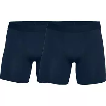 Under Armour Solid Color Athletic Slim Fit Underwear 2-Pack Men underwear Dark-Blue 1363623-408 M