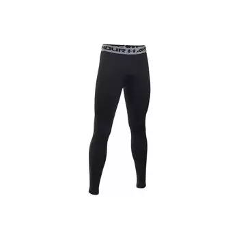 Under Armour Solid Color Brand Logo Printed Tight Fitness Pants Men bottoms Black 1257474-001 M