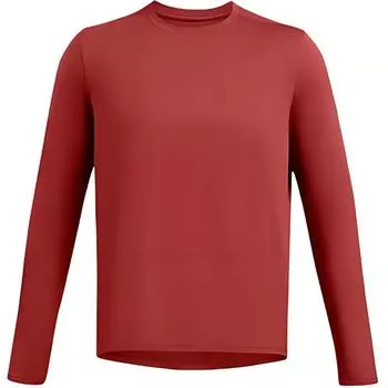 Under Armour Solid Color Breathable Comfortable Long Sleeve Dopamine Wind T-Shirt Men Tops Red 1386975-840 M