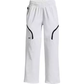 Under Armour Однотонные повседневные свободные длинные спортивные брюки женские низы белые 1376927-100 M