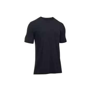 Under Armour Solid Color Casual Sports Crew Neck Short Sleeve T-Shirt Men tops Black 1273463-001 M