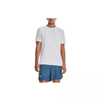 Under Armour Однотонный повседневный спортивный свитер с круглым вырезом, футболка для мужчин, топы, белый цвет 1375692-100 XXXL