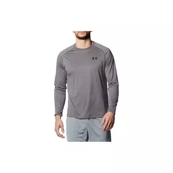 Under Armour Solid Color Casual Training Long Sleeve T-Shirt Men tops Carbon-Heather 1358562-090 XL
