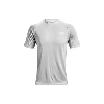 Under Armour Однотонная футболка для фитнеса, тренировок, дышащая, для бега, с коротким рукавом, реглан, мужская, серая 1371203-014 XL