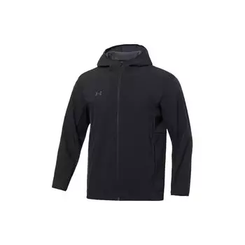 Under Armour Однотонная градиентная светоотражающая спортивная тканая куртка с капюшоном, мужская куртка, черная 22600401-001 XXL