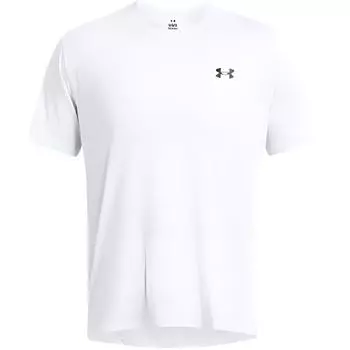 Under Armour Solid Color Mountain Outdoor Casual Sports Crew Neck Short Sleeve T-Shirt Men T-Shirts White 1382804-100 XL