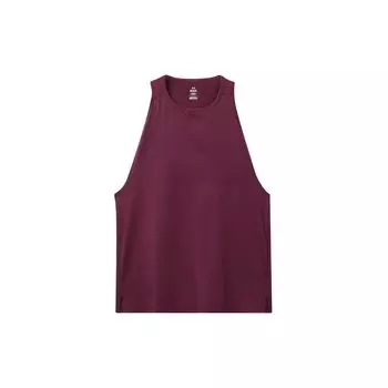 Under Armour Solid Color Round Neck Loose Training Sports Vest Men tops Brown 1379676-600 M