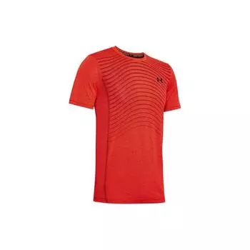 Under Armour Однотонная облегающая футболка с круглым вырезом, мужские топы Beta-Red 1351450-628 L