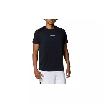 Under Armour Solid Color Sports Casual Crew Neck Short Sleeve T-Shirt Men tops Black 1371938-001 XL