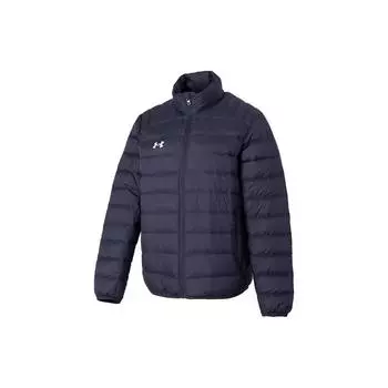 Under Armour Solid Color Stand Collar Sports Windproof Warm Down Jacket Unisex jackets 23600804-013 M