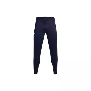 Under Armour Solid Color Tapered Fit Sports Pants Women bottoms Navy-Blue 1369385-410 S
