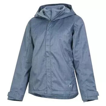 Under Armour Solid Color Three-In-One Warm Outdoor Versatile Sports Jacket Women Jackets Blue 1296868-003 XS