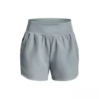 Under Armour Однотонные шорты для фитнеса с широким поясом, женские плавки, сине-серые 1377555-465 XL
