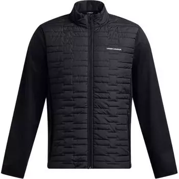 Under Armour Solid Color Zip Collar Jacket Men Jackets Black 1385829-001 L